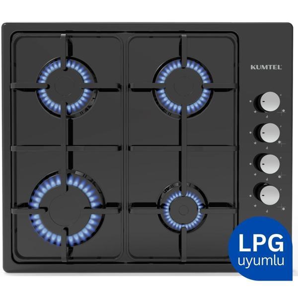 Kumtel Emaye Set Üstü Siyah Ocak (KO-420F) (LPG) - Image 1