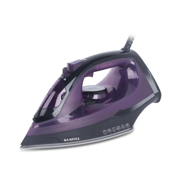 Kumtel 2400 Watt Seramik Mor Buharlı Ütü MU-04 - Image 1