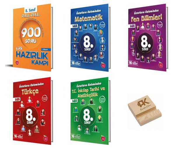 Newton LGS 8. Sınıf 1. Dönem Hazırlık Kampı ve Tüm Yıl 16lı Branş Denemeleri 5li Set Telefon Standı  - Newton Yayınları - Image 1