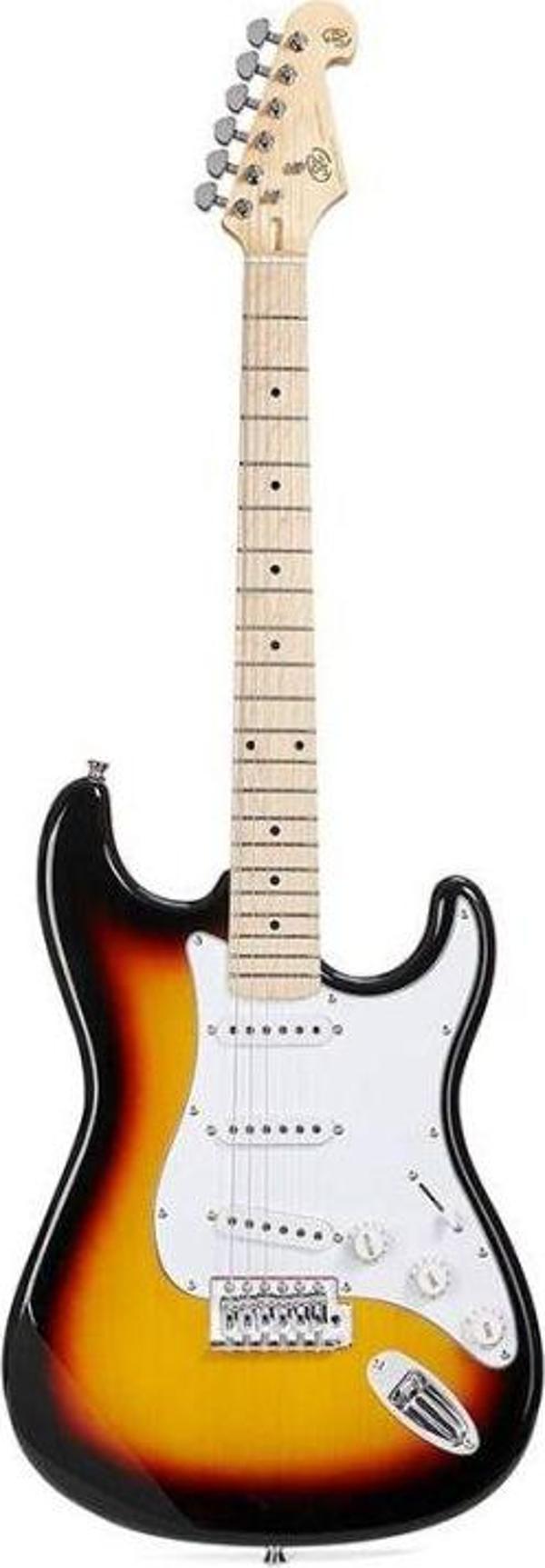 SX SEM1 Elektro Gitar (3 Tone Sunburst) - Image 1