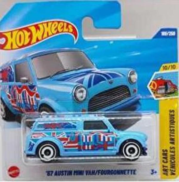 Hot Wheels Tekli Arabalar '67 Austin Mini Van / Fourgonnette JBB68 (Art Cars) - Image 1