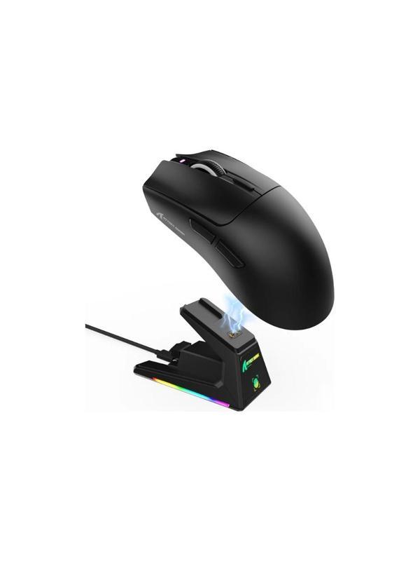Attack Shark X1 Dokunmatik Yüzeyli Rgb Şarj Istasyonu PAW3395PRO Sensörlü Üç Modlu Oyun Faresi - Image 1
