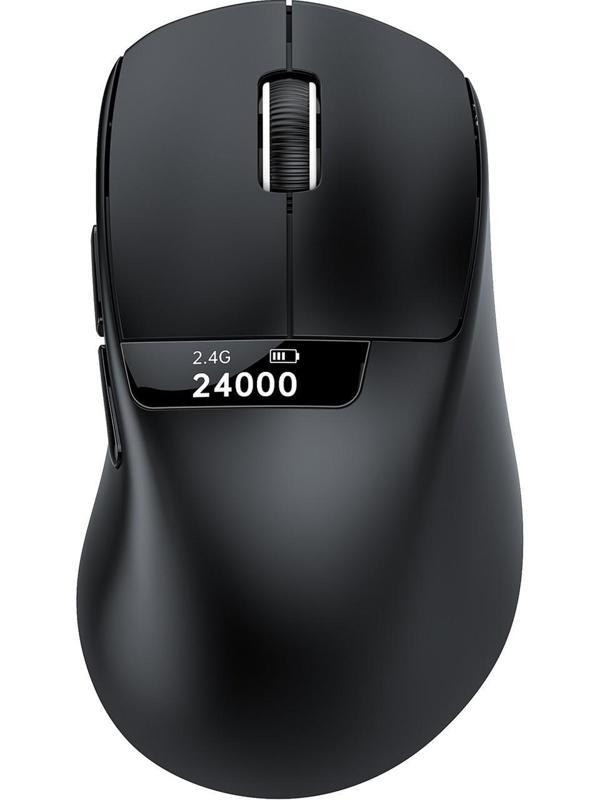 Freewolf A7 Üç Modlu Kablosuz Fare Hafif PAW3311 Oyun Bt Ekranlı Fare Rgb Şarj Tabanlı Fare - Image 1