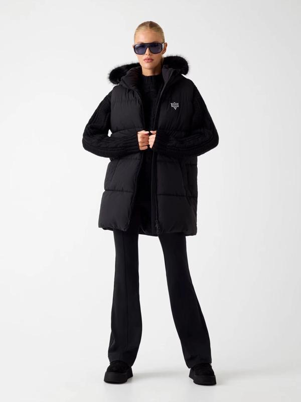 Guess Katrina Kadın Siyah Yelek W5BL81W3282-JBLK - Image 1