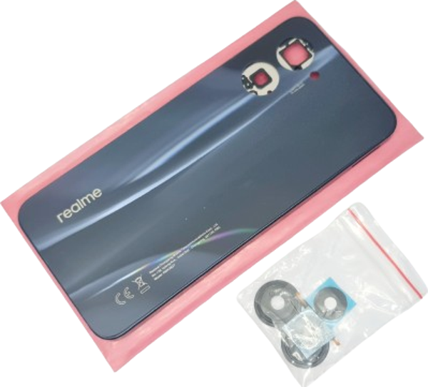 Oppo Realme C33 KASA Arka Pil Batarya Kapağı SİYAH - Image 1