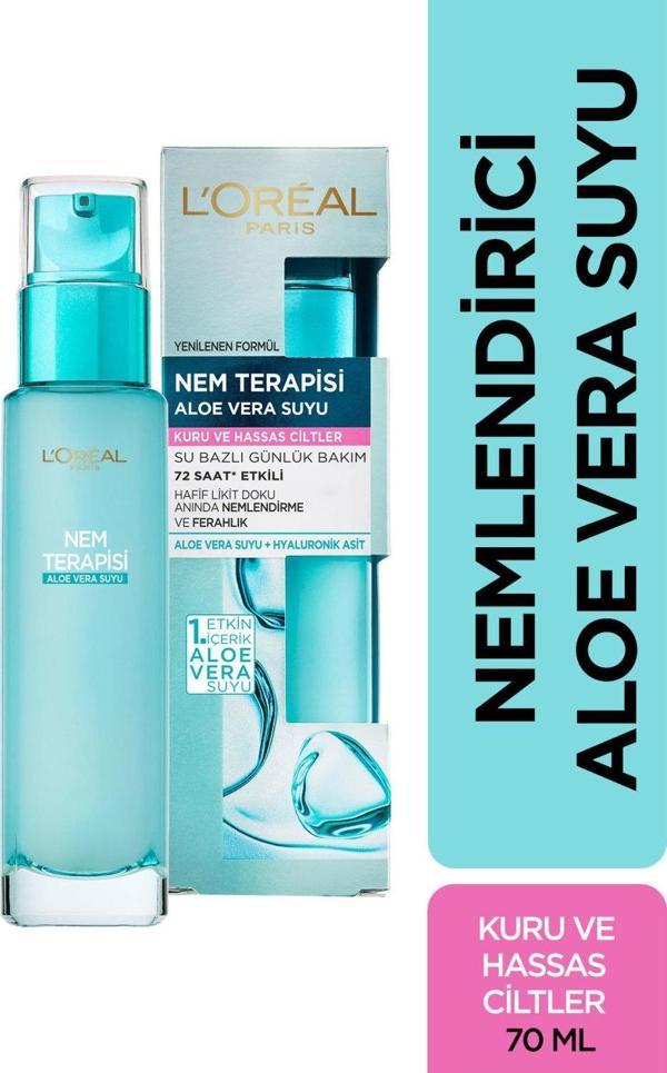 L'Oréal Paris Nem Terapisi Aloe Vera Suyu Kuru ve Hassas Ciltler - Image 1
