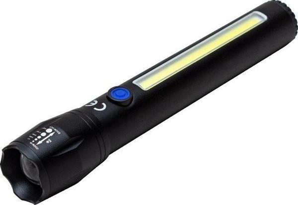 POWERMASTER PM-16754 ŞARJ EDİLEBİLİR ZOOMLU COB LED EL FENERİ - Image 1