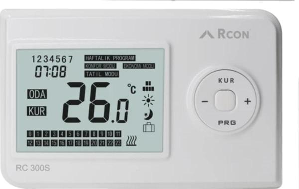 Rcon Rc 300s Dijital Kablosuz Haftalık Programlı Oda Termostat - Image 1