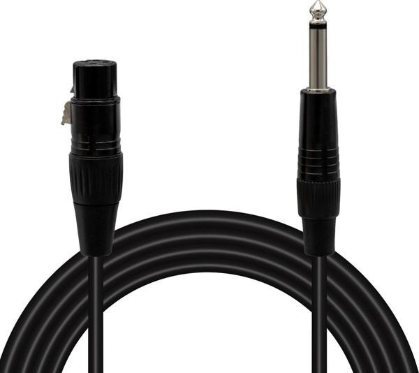 MAGİCVOİCE LD379 XLR CANON DİŞİ + 6.3 MM MONO ERKEK 1 METRE KABLO - Image 1