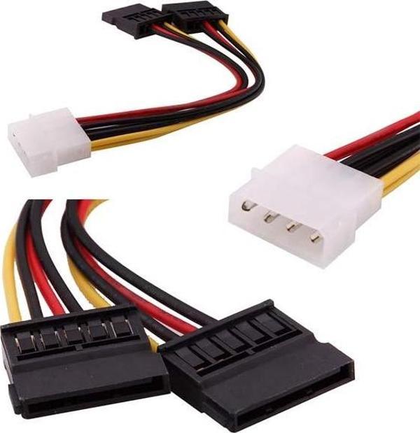 POWERMASTER İKİLİ SATA POWER KABLO - Image 1