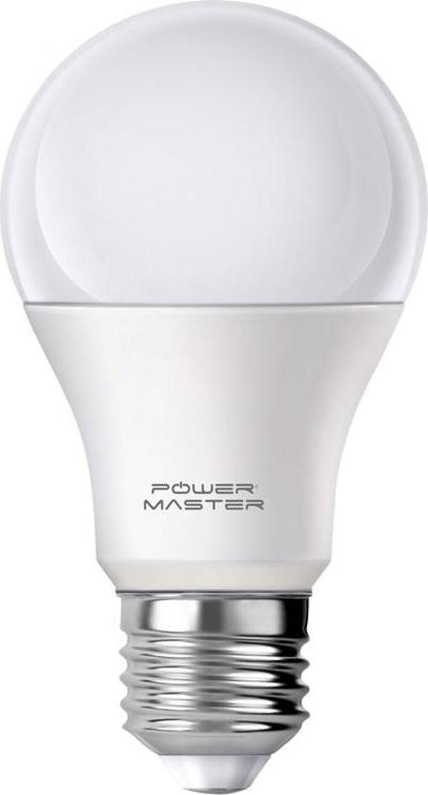 POWERMASTER PMLED-12V E27 12 VOLT - 10 WATT 6500K 850 LÜMEN BEYAZ LED AMPUL - Image 1