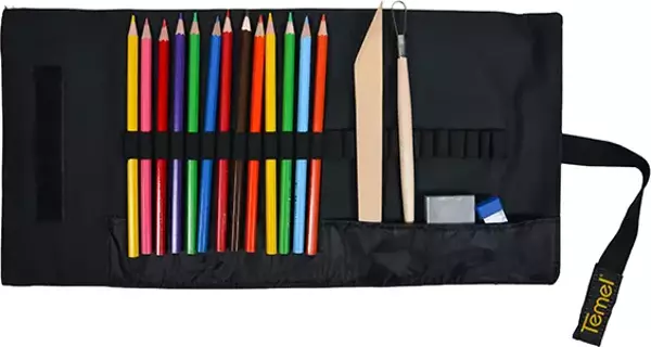 Temel Rulo 24'lü Kalemlik ve Kalem Çantası - Image 1