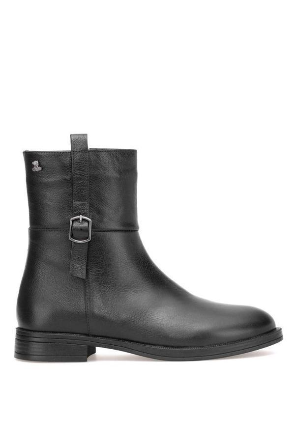 VENÜS 2552701K DÜZ TOPUK KLASİK DERİ KADIN BOT - Image 1