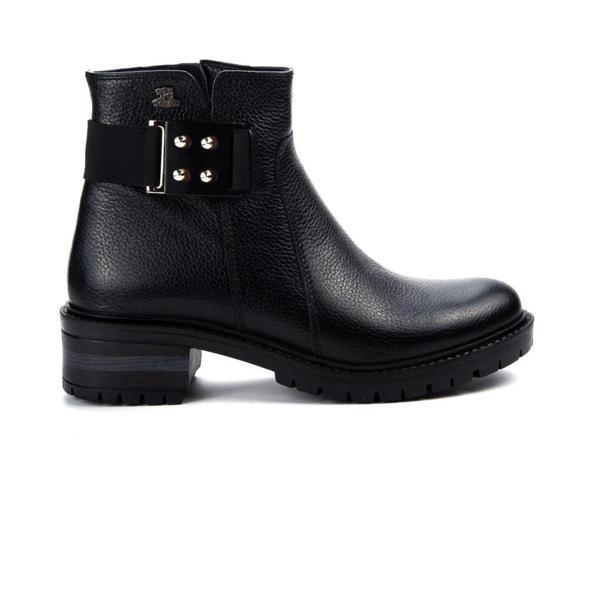 VENÜS 3309-1K KISA TOPUK KAYMAZ GÜNLÜK DERİ KADIN BOT - Image 1