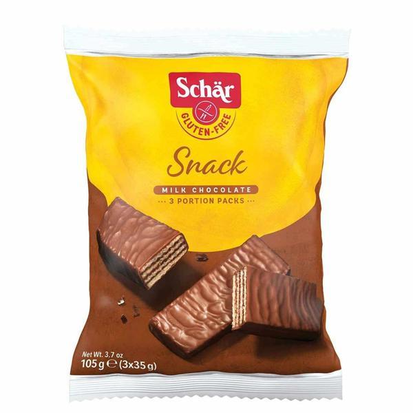 Schar Glutensiz Sütlü Çikolata Kaplı Fındıklı Gofret 105 g - Image 1