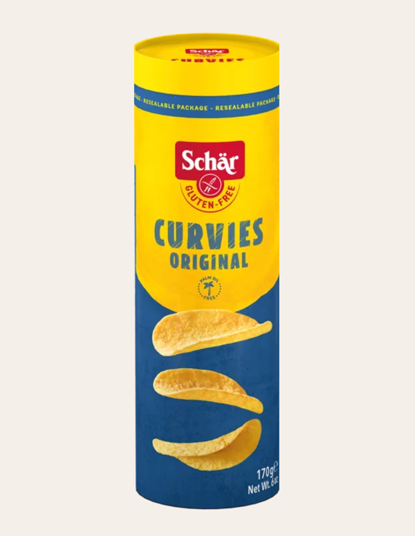 Schar Curvies Original Glutensiz Sade Patates Cipsi - Image 1