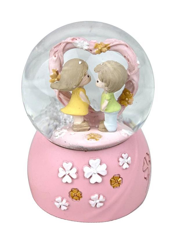 Lovely Couple Işıklı ve Müzikli Kar Küresi - Image 1