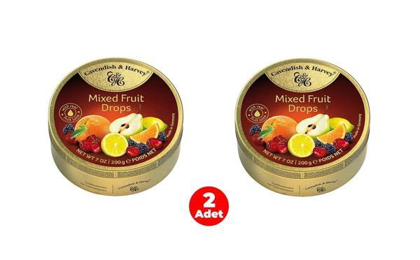 Cavendish&Harvey Mixed Fruit Karışık Meyve Aromalı Şeker 200 gr - Image 1