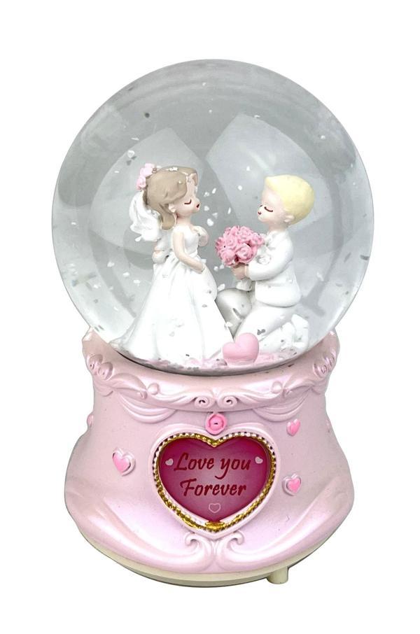 Love You Forever Işıklı ve Müzikli Kar Küresi - Image 1