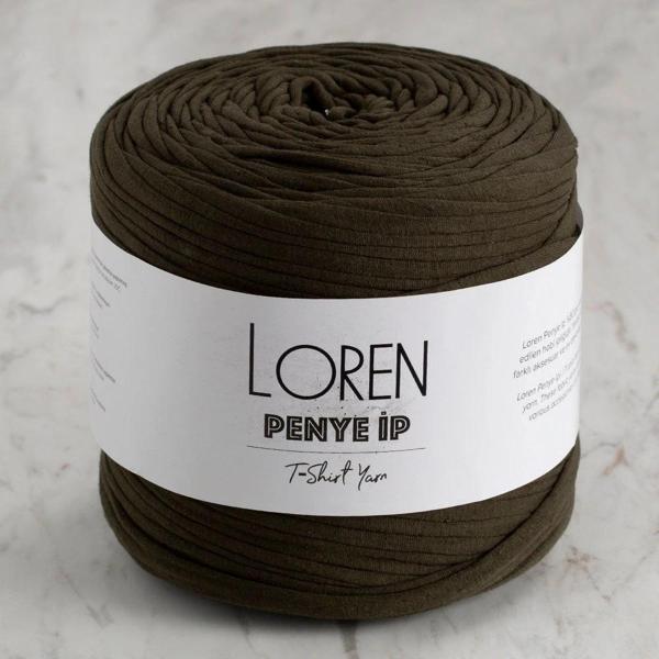 Loren Penye Kumaş El Örgü İpi Asker Yeşili - 84 - 34148 - Image 1