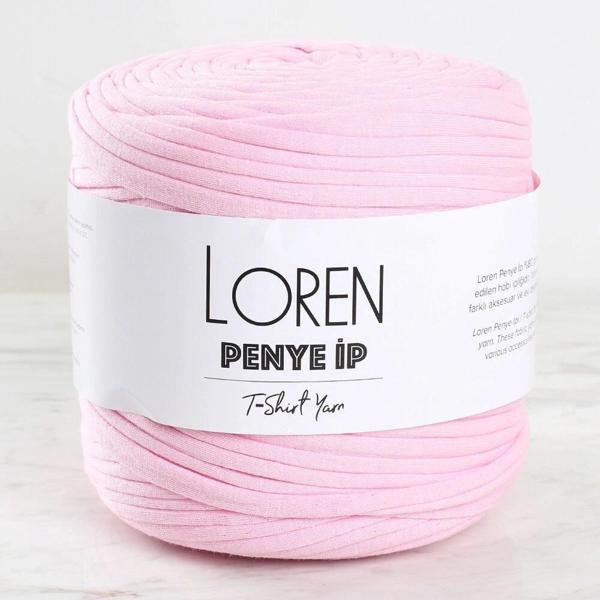 Loren Penye Kumaş El Örgü İpi Toz Pembe - 29 - 33505 - Image 1