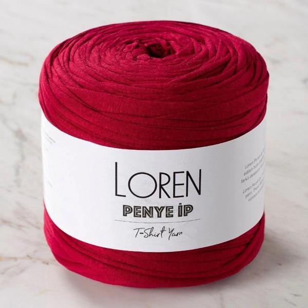 Loren Penye Kumaş El Örgü İpi Bordo - 6 - 34467 - Image 1