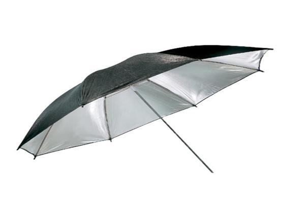 Visico UB-003 110cm Siyah / Gümüş Şemsiye - Image 1