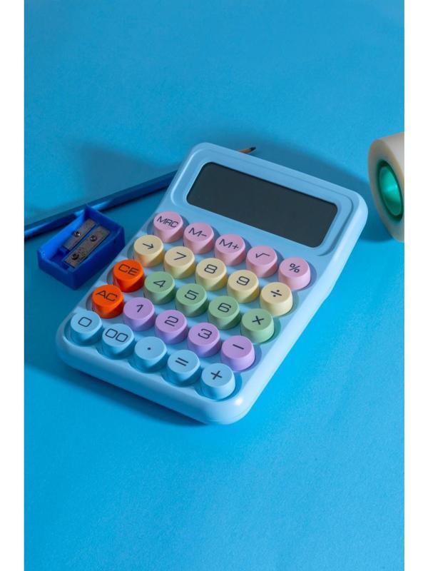 MOBGİFT Renkli Yuvarak Tuşlu Şirin Hesap Makinası - Image 1