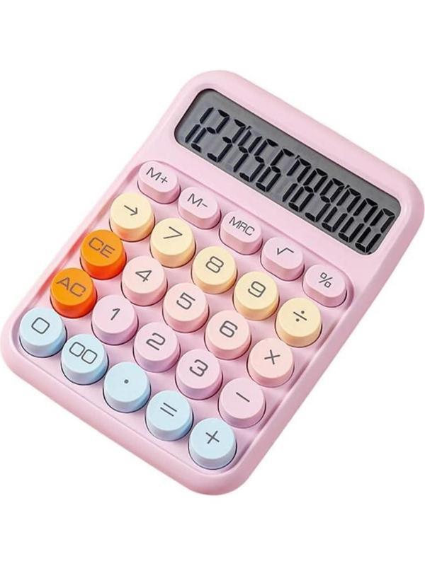 MOBGİFT Renkli Yuvarak Tuşlu Şirin Hesap Makinası - Image 1