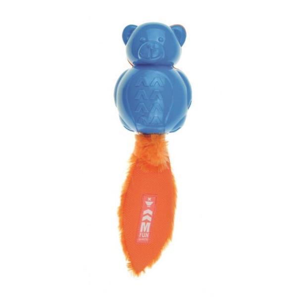 M-Pets Sesli Teddy Kauçuk Köpek Oyuncağı 30cm (Mavi) - Image 1