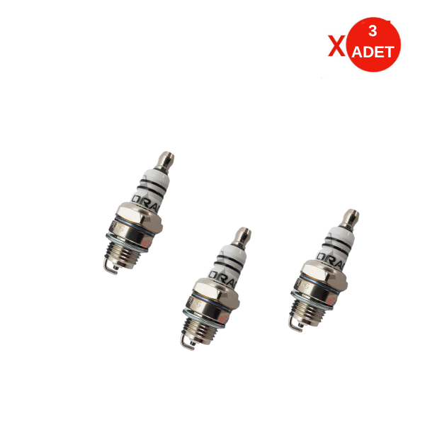 Orac L7T İki Zamanlı Motor Bujisi 3 Adet Set – Universal Uyumlu - Image 1