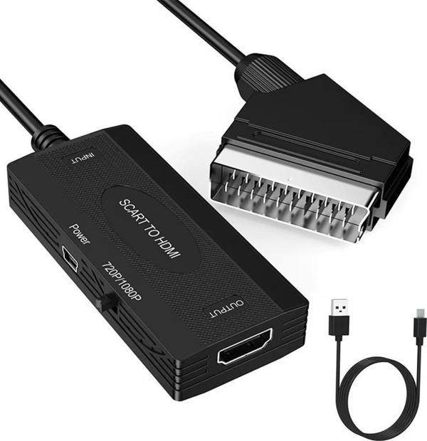 Ga95 Scart to Hdmi 1080p HD AV Video Çevirici Dönüştürücü Adaptör - Image 1