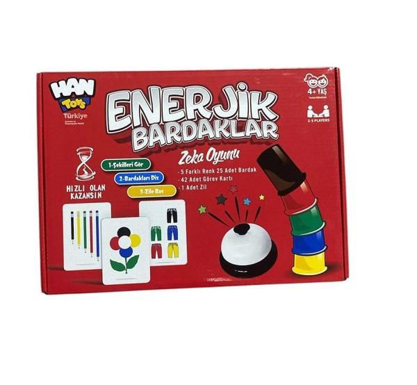 Han Toys Enerjik Bardaklar Eğitici Zeka Oyunu 2004 - Image 1