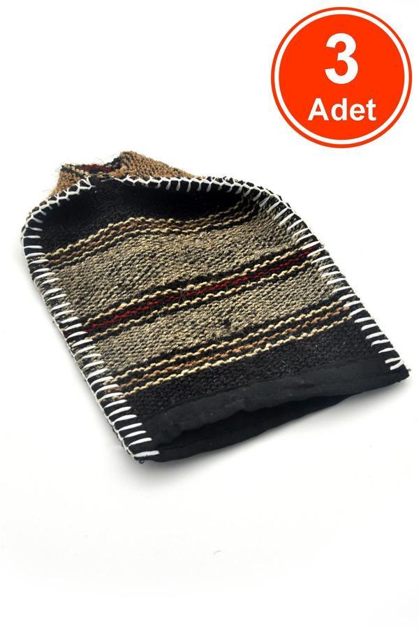 Keçi Kılı Banyo Hamam Kesesi 17x25 cm. x 3 Adet - Image 1