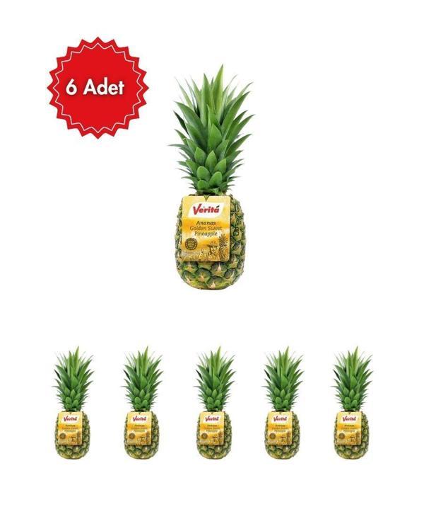 Verita Ananas 6'lı Avantaj Paketi (Taze & Sulu Tropikal Lezzet) - Image 1
