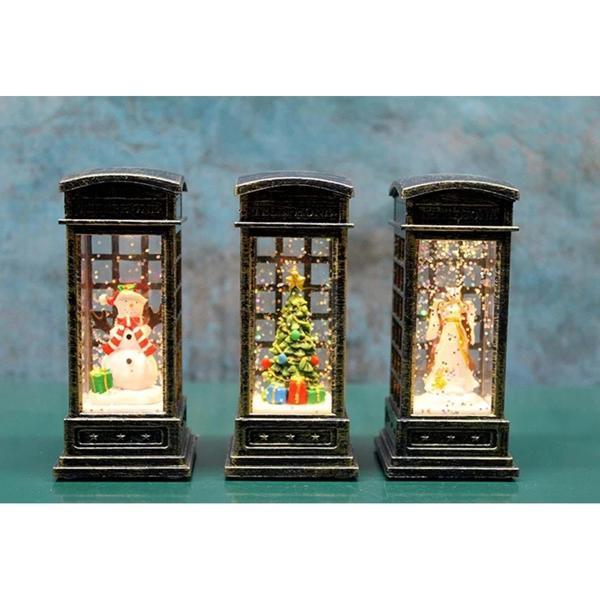 Telefon Kulübeli Işıklı Kar Küresi - Image 1