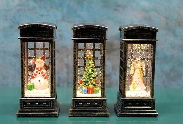 Telefon Kulübeli Işıklı Kar Küresi - Image 1