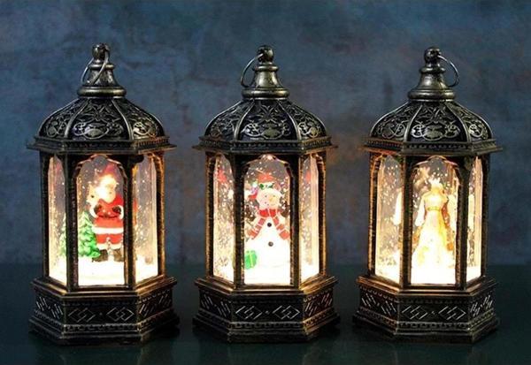 Yılbaşı Temalı Işıklı Kar Küresi - Image 1