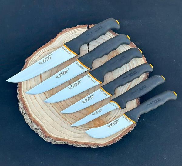 Platinium Seri Şef, Kasap, Mutfak, Bıçak Seti 6 Parça - Image 1