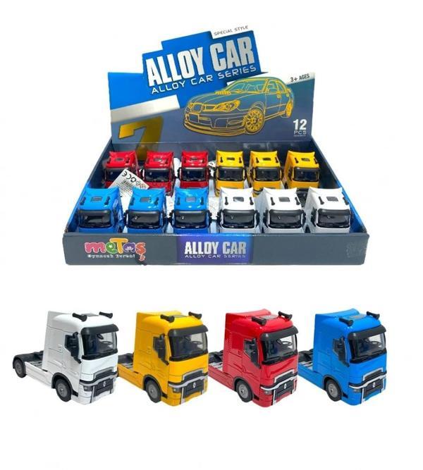 Metal RENAULT Tır Kafası 1 adet Işıklı Müzikli Oyuncak – 12 cm - Image 1