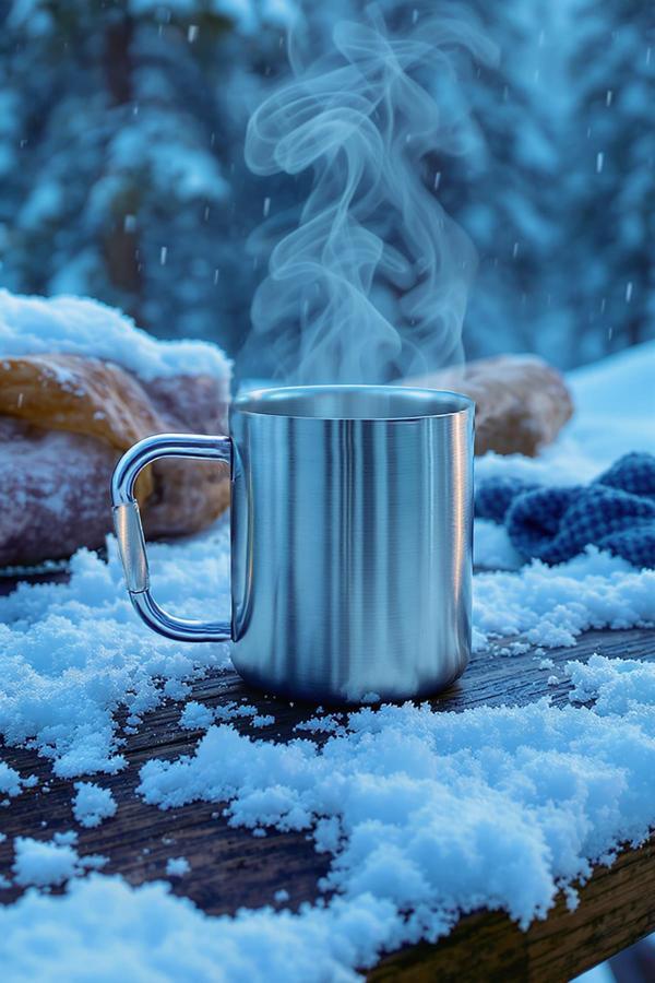 350 ml Çelik Kupa, Paslanmaz Çelik Bardak, Kupa, - Image 1