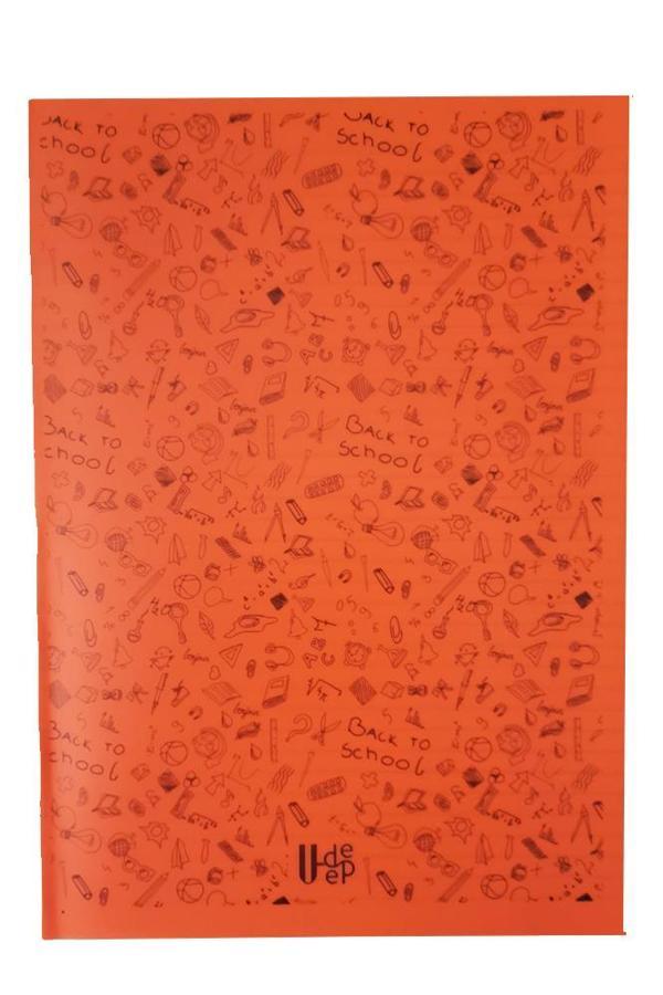 80 Yaprak Çizgili Defter Plastik Kapak A-4 1 Adet PP Kapak Büyük Boy Çizgili Defter 80 Sayfa A4 Desenli Kapak - Image 1