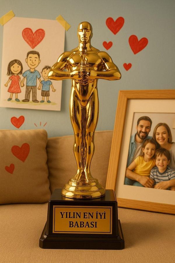 Dekoratif Hediye Sevgiliye Eşe En İyi Babaya Sevdiklerinize Yılın En İyi Babası Biblosu Ödül Kupası - Image 1