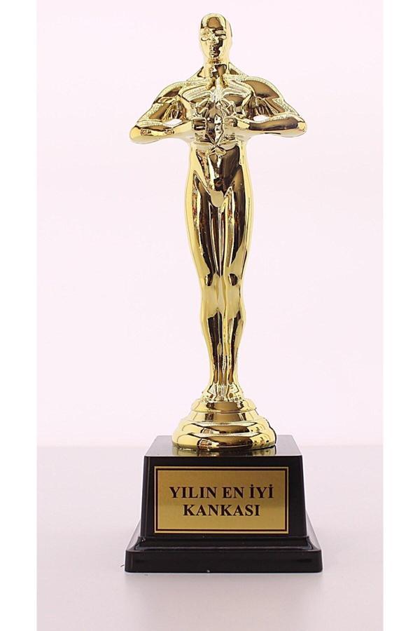 Kankan İçin Özel Anlamlı Yılın En İyi Kankası Oscarı Ödülü Biblo Hediye Büyük Boy - Image 1