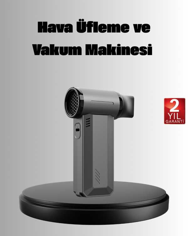 Çok Fonksiyonlu Şarjlı Hava Üfleme ve Vakum Makinesi - Image 1