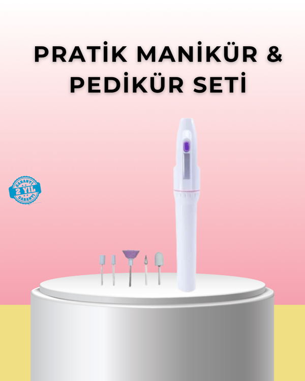 Profesyonel Elektrikli Tırnak Bakım Matkap Seti – Düşük Gürültü ve Taşınabilir Tasarım - Image 1