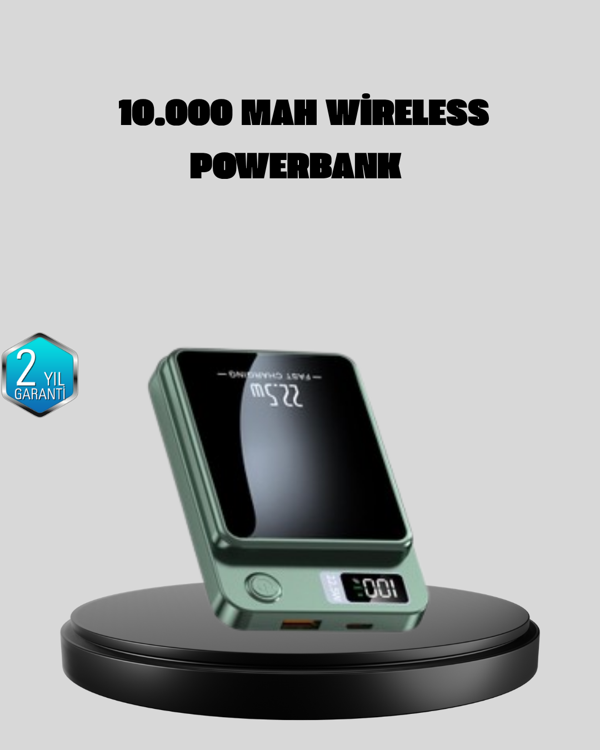 MagSafe Powerbank 22.5W Hızlı Şarjlı ve Kompakt Kablosuz Şarj Cihazı - Image 1