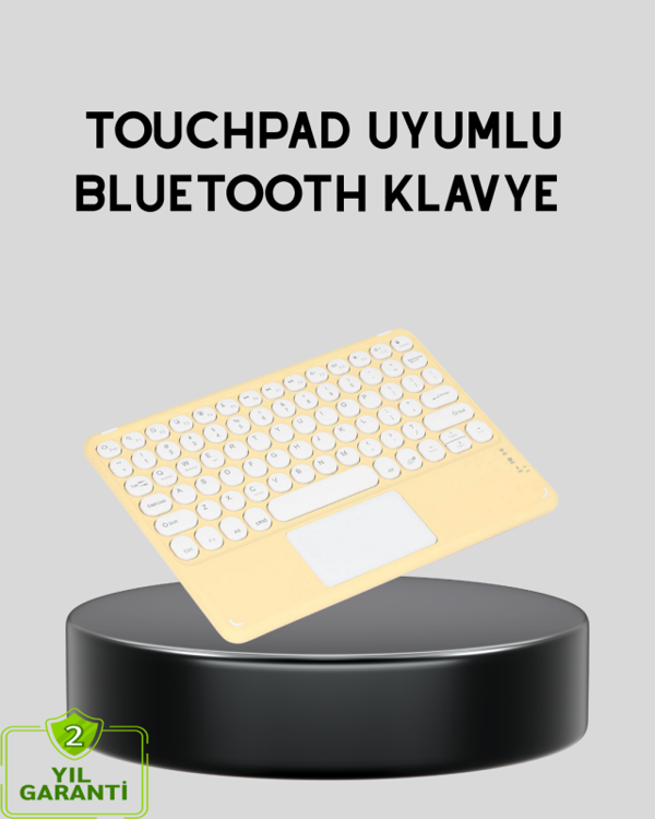 Bluetooth Kablosuz Klavye–İnce Slim Model, Tablet ve Akıllı TV Uyumlu, Sessiz Tuşlu Taşınabilir - Image 1