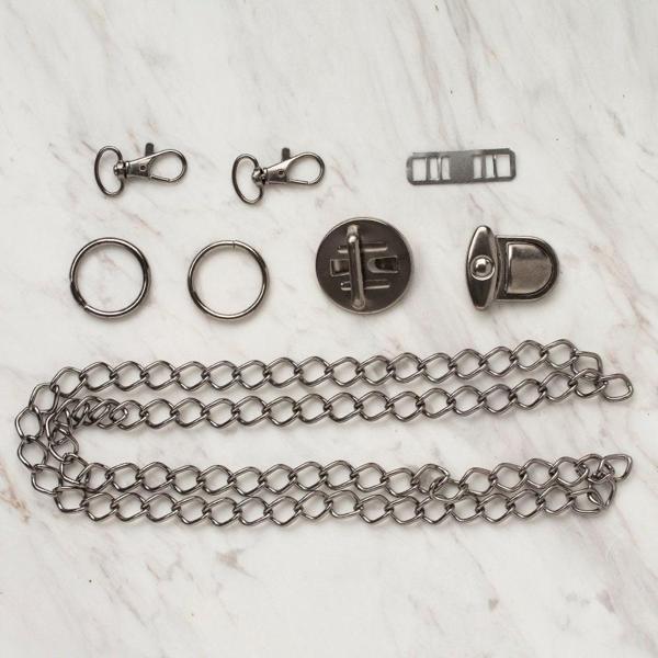 Loren Çanta Aksesuar Seti Metal - Image 1