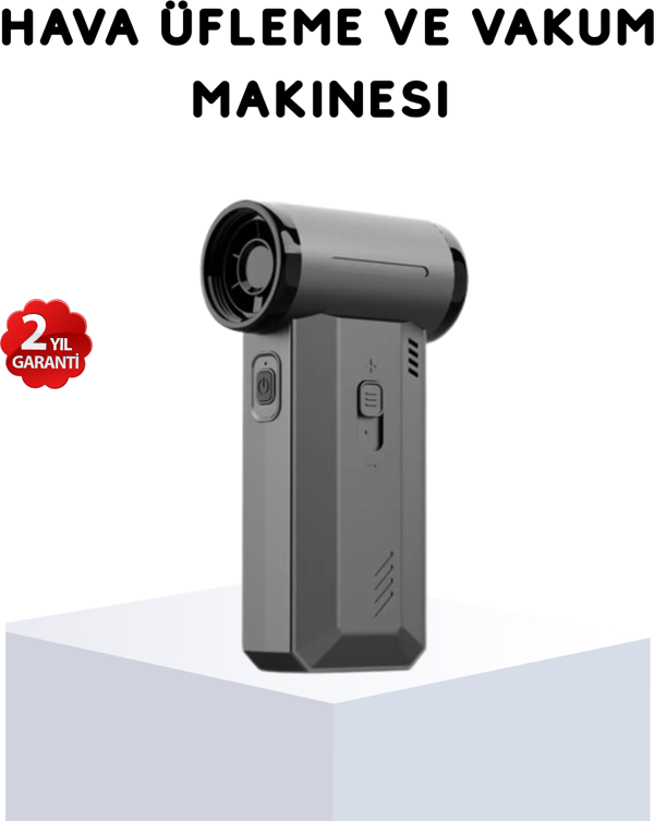 130000 RPM Çok Fonksiyonlu Şarjlı Hava Üfleme ve Vakum Temizlik Cihazı - Image 1